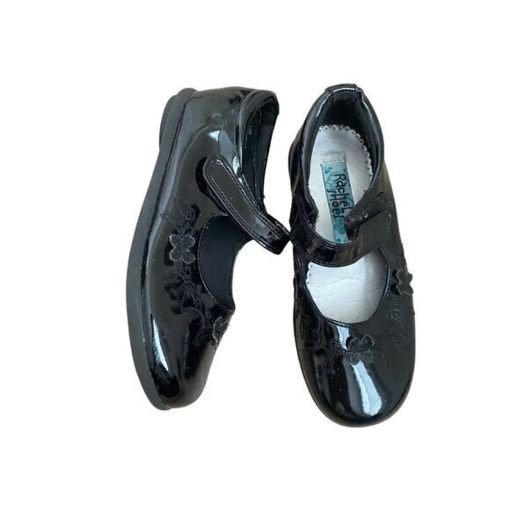 Rachel Shoes Black Shiny Shoes